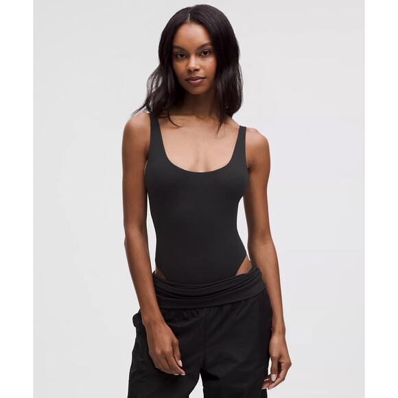 NWT Lululemon Wundermost Nulu Mesh Scoop-Back Sleeveless Thong Bodysuit Size L - Picture 1 of 11